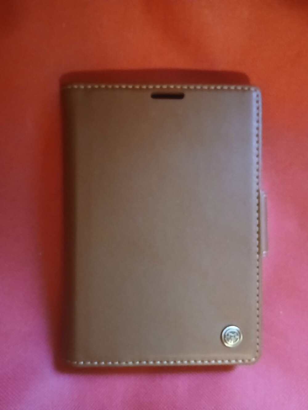 GALAXY Z FOLD Brown Folio Wallet Phone Case - Compatible Cell Phone Accessory